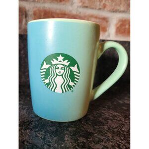 Starbucks 2021 Teal Aqua Ombre Starbuck Siren Logo 10 Oz Ceramic Coffee Mug